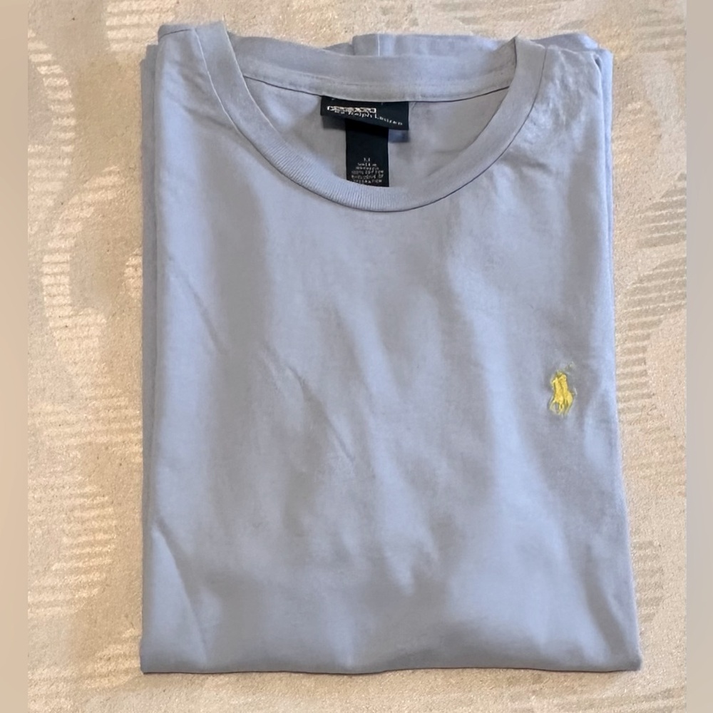 Polo by Ralph Lauren men’s light blue cotton tee shirt